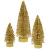 9 Inch Gold Oval Tree 3 Per Set -Winter Decor Hub l137408