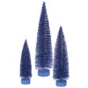 20 Inch Blue Oval Tree 3 Per Set