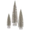 20 Inch Champagne Oval Tree 3 Per Set -Winter Decor Hub l137538
