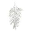 33 Inch White Berry Artificial Christmas Teardrop Unlit -Winter Decor Hub l176033