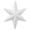 20 Inch White Glitter Bethleham Star Outdoor -Winter Decor Hub l180211