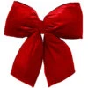 19 Inch Red Velvet Structured Bow -Winter Decor Hub l696319