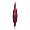 22 Inch Red Matte Glitter Skinny Drop Ornament -Winter Decor Hub m115303