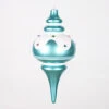 10 Inch Candy Teal Snow Jewel Finial Ornament -Winter Decor Hub m130712