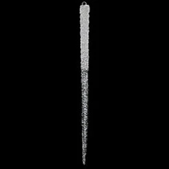 36 Inch Clear Glitter Icicle Ornament