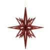 12 Inch 3D Red Iridescent Glow Glitter Star Christmas Ornament 2 12 Inch 3D Red Iridescent Glow Glitter Star Christmas Ornament -Winter Decor Hub m148203