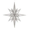 24 Inch Silver 3D Glitter Star Ornament -Winter Decor Hub m148407