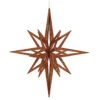 24 Inch 3D Copper Iridescent Glow Glitter Star Christmas Ornament -Winter Decor Hub m148428