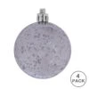 6 Inch Silver Shiny Mercury Round Christmas Ball Ornament Shatterproof 2 6 Inch Silver Shiny Mercury Round Christmas Ball Ornament Shatterproof -Winter Decor Hub m166507