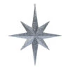 15.75 Inch Pewter Glitter Bethlehem Star Christmas Ornament -Winter Decor Hub m167587