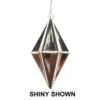 5.5 Inch Oat Matte Rhombus Christmas Finial Ornament Shatterproof -Winter Decor Hub mc212343d