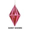 5.5 Inch Mauve Matte Rhombus Christmas Finial Ornament Shatterproof -Winter Decor Hub mc212345d