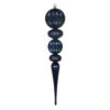 26 Inch Midnight Blue Durian Candy Matte Finial Ornament