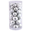 Shiny And Matte Silver Christmas Ornament Assorted Sizes Box Of 50 2 Shiny And Matte Silver Christmas Ornament Assorted Sizes Box Of 50 -Winter Decor Hub n112207a