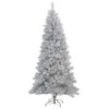 9 Foot Silver White Artificial Christmas Tree Unlit -Winter Decor Hub n135180