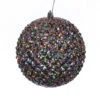 6 Inch Multi Color Durian Sequin Glitter Round Christmas Ball Ornament Shatterproof -Winter Decor Hub n188799dq