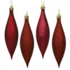 5.5 Inch Berry Red Drop 4 Finish Asst 8 Bx -Winter Decor Hub n500121