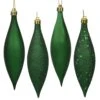 5.5 Inch Emerald Green Drop Christmas Ornament Assorted Finishes 2 5.5 Inch Emerald Green Drop Christmas Ornament Assorted Finishes -Winter Decor Hub n500124
