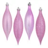 5.5 Inch Pink Drop Christmas Ornament Assorted Finishes -Winter Decor Hub n500179