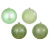 1 Inch Celadon Green Ornament Assorted Finishes Box Of 18 -Winter Decor Hub n590354