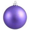 2.75 Inch Purple Matte Round Ornament 12 Per Set -Winter Decor Hub n590706dmv