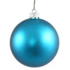 2.75 Inch Turquoise Matte Round Ornament 12 Per Set 1 2.75 Inch Turquoise Matte Round Ornament 12 Per Set -Winter Decor Hub n590712dmv