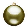 2.75 Inch Olive Shiny Round Ornament 12 Per Set -Winter Decor Hub n590714dsv