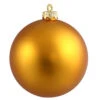 2.75 Inch Antique Gold Matte Round Ornament 12 Per Set 1 2.75 Inch Antique Gold Matte Round Ornament 12 Per Set -Winter Decor Hub n590730dmv