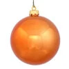 6 Inch Burnish Orange Shiny Round Shatterproof UV Christmas Ball Ornament 4 Per Set 2 6 Inch Burnish Orange Shiny Round Shatterproof UV Christmas Ball Ornament 4 Per Set -Winter Decor Hub n591518dsv