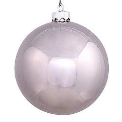 6 Inch Pewter Shiny Round Shatterproof UV Christmas Ball Ornament 4 Per Set 3 6 Inch Pewter Shiny Round Shatterproof UV Christmas Ball Ornament 4 Per Set