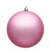 6 Inch Pink Matte Round Christmas Ball Ornament Shatterproof UV 4 Per Set 2 6 Inch Pink Matte Round Christmas Ball Ornament Shatterproof UV 4 Per Set -Winter Decor Hub n591579dmv