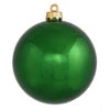8 Inch Emerald Shiny Round Ornament -Winter Decor Hub n592024dsv