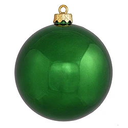 8 Inch Emerald Shiny Round Ornament 3 8 Inch Emerald Shiny Round Ornament