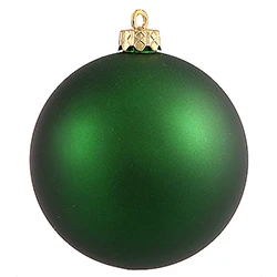 8 Inch Emerald Matte Round Ornament UV Resistant 3 8 Inch Emerald Matte Round Ornament UV Resistant