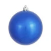 10 Inch Blue Candy Round Ornament -Winter Decor Hub n592502dcv