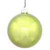 10 Inch Lime Shiny Round Ornament -Winter Decor Hub n592513dsv