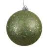 10 Inch Olive Sequin Ball Drilled Cap -Winter Decor Hub n592514dq