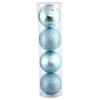 10 Inch Baby Blue Assorted Christmas Ball Ornament - 4 Per Set 2 10 Inch Baby Blue Assorted Christmas Ball Ornament - 4 Per Set -Winter Decor Hub n592532da