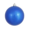 12 Inch Blue Candy Round Christmas Ball Ornament Shatterproof UV -Winter Decor Hub n593002dcv