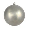 12 Inch Limestone Shiny Christmas Ball Ornament With UV Drilled Cap -Winter Decor Hub n593025dsv