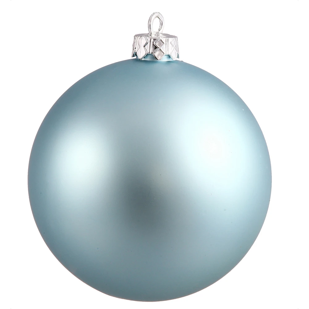 12 Inch Baby Blue Matte Round Shatterproof UV Christmas Ball Ornament 3 12 Inch Baby Blue Matte Round Shatterproof UV Christmas Ball Ornament