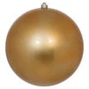 12 Inch Copper Gold Candy Christmas Ball Ornament With UV Drilled Cap -Winter Decor Hub n593033dcv