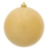 12 Inch Champagne Candy Round Christmas Ball Ornament Shatterproof UV -Winter Decor Hub n593038dcv