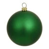 15.75 Inch Green Matte Round Ornament -Winter Decor Hub n594004dmv