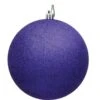 15.75 Inch Purple Violet Glitter Round Christmas Ball Ornament Shatterproof UV 1 15.75 Inch Purple Violet Glitter Round Christmas Ball Ornament Shatterproof UV -Winter Decor Hub n594006dg