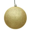 15.75 Inch Gold Glitter Round Christmas Ball Ornament Shatterproof UV 2 15.75 Inch Gold Glitter Round Christmas Ball Ornament Shatterproof UV -Winter Decor Hub n594068dg