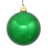 3 Inch Green Shiny Round Christmas Ball Ornament 32 Per Set -Winter Decor Hub n596804s