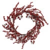 24 Inch Mixed Red Gooseberry Wreath -Winter Decor Hub p143124