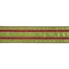30 Foot Red And Green Striped Ribbon 2.5 Inch Width -Winter Decor Hub q130103