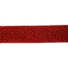 30 Foot Red Leopard Velvet Ribbon -Winter Decor Hub q130107
